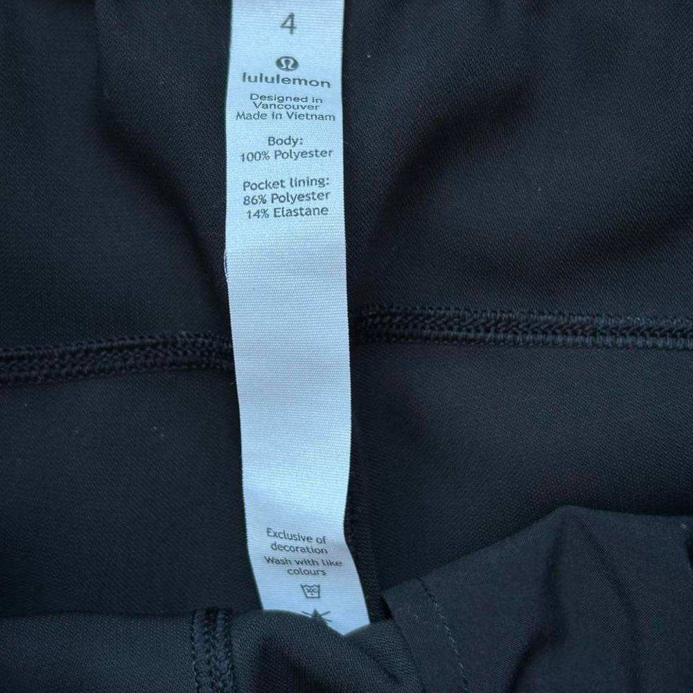Lululemon black high-waisted wide-leg pants Size 4 - Picture 4 of 8